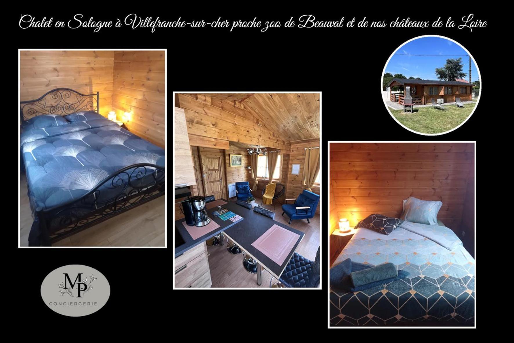 Chalet En Sologne A Villefranche Sur Cher Exteriör bild